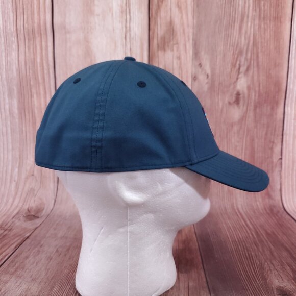 2017 Patagonia P-6 Logo Stretch Fit Hat Cap Mens Size Large Teal Blue 38098 - Picture 5 of 16
